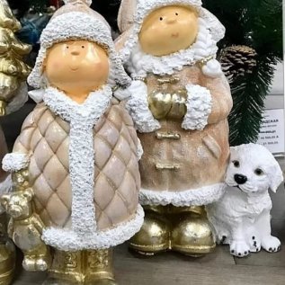 НОВОГОДНИЕ ФИГУРКИ ИЗ ПОЛИСТОУНА