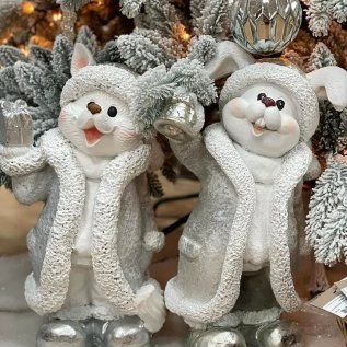 НОВОГОДНИЕ ФИГУРКИ ИЗ ПОЛИСТОУНА