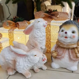 НОВОГОДНИЕ ФИГУРКИ ИЗ ПОЛИСТОУНА