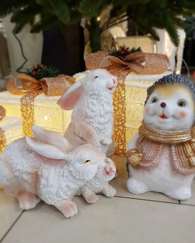 НОВОГОДНИЕ ФИГУРКИ ИЗ ПОЛИСТОУНА