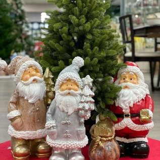 НОВОГОДНИЕ ФИГУРКИ ИЗ ПОЛИСТОУНА