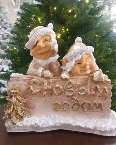 НОВОГОДНИЕ ФИГУРКИ ИЗ ПОЛИСТОУНА
