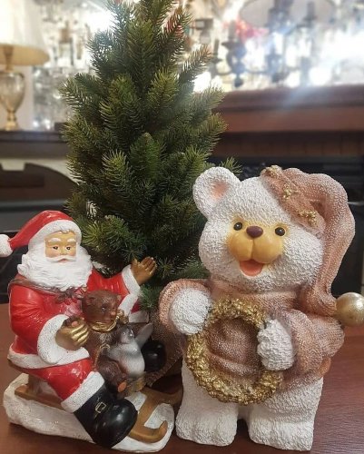 НОВОГОДНИЕ ФИГУРКИ ИЗ ПОЛИСТОУНА