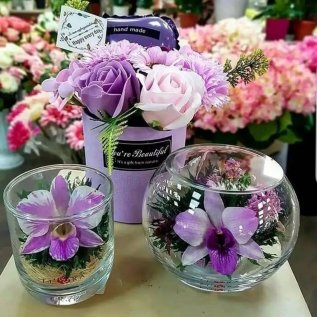 ПОСТУПЛЕНИЕ ЖИВЫХ цветов в вазах ФИОРА