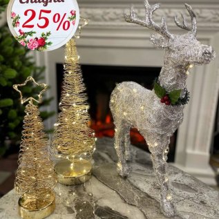 Скидка -25% на ДЕКОР, гирлянды, игрушки