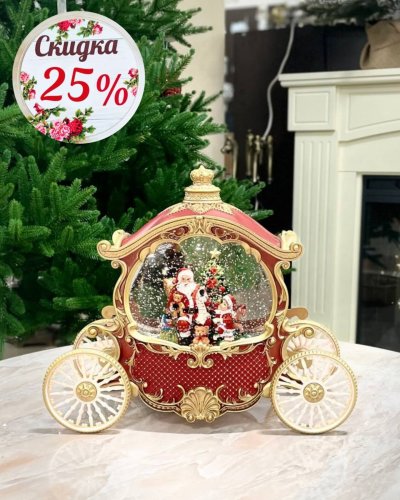 Скидка -25% на ДЕКОР, гирлянды, игрушки