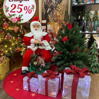 Скидка -25% на ДЕКОР, гирлянды, игрушки