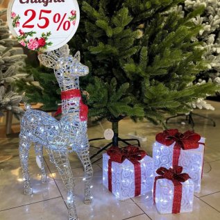 Скидка -25% на ДЕКОР, гирлянды, игрушки