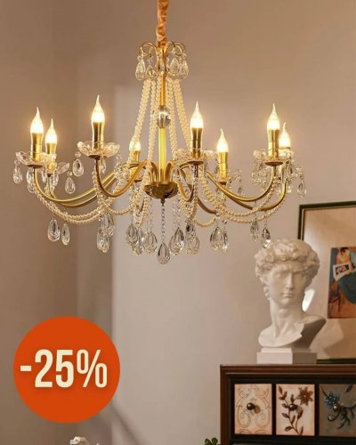 ХРУСТАЛЬНЫЕ ЛЮСТРЫ Bohemia Ivele Crystal: эталон качества и стиля. Осенние скидки до -25%